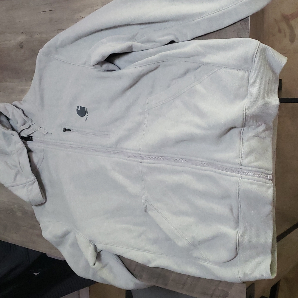 Carhartt Gray relaxed fit hoodie Medium